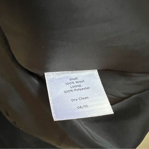 Talbots blazer black Wool jacket Size 12 - Picture 5 of 6